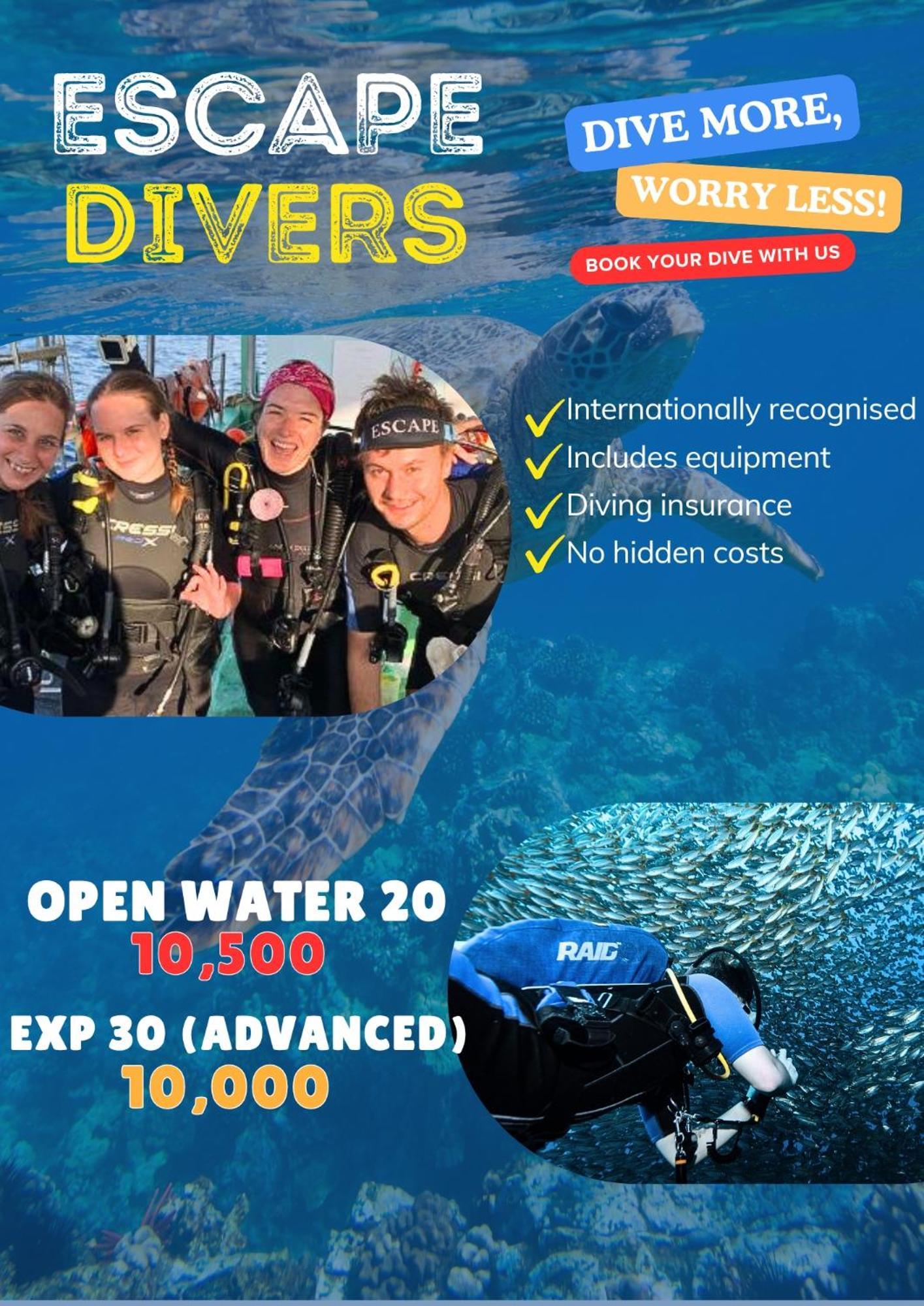 Escape Divers Hostel Koh Tao Exterior photo